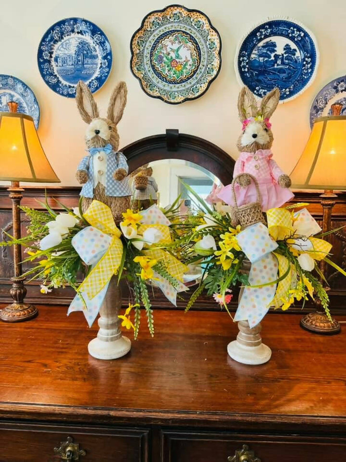 Bunny Candlesticks-Home decor-The Sassy Front Porch-Deadwood South Boutique, Women's Fashion Boutique in Henderson, TX
