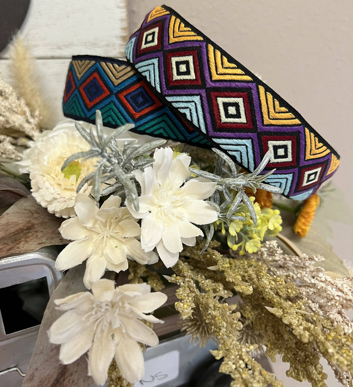Ruby Aztec Headbands-Headbands-Vintage Cowgirl-Deadwood South Boutique, Women's Fashion Boutique in Henderson, TX