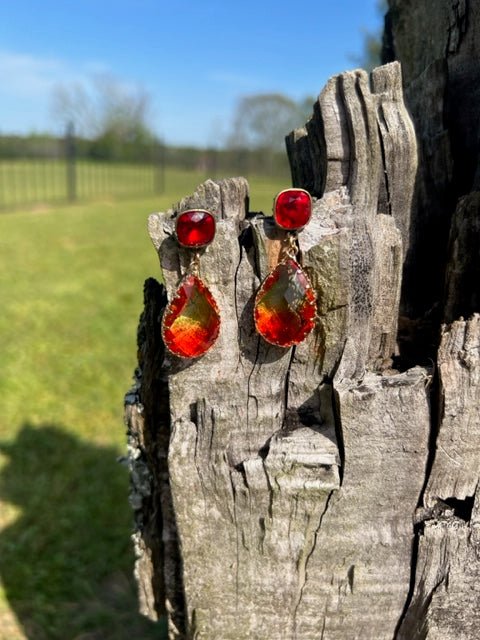 The Clementine Rhinestone Earrings - Deadwood South Boutique & Company LLC
