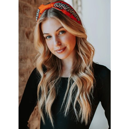 The Embroidered Headband - Deadwood South Boutique & Company LLC