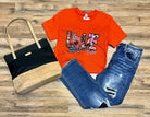 Texas Size Love Tee-Graphic Tees-Vintage Cowgirl-Deadwood South Boutique, Women's Fashion Boutique in Henderson, TX