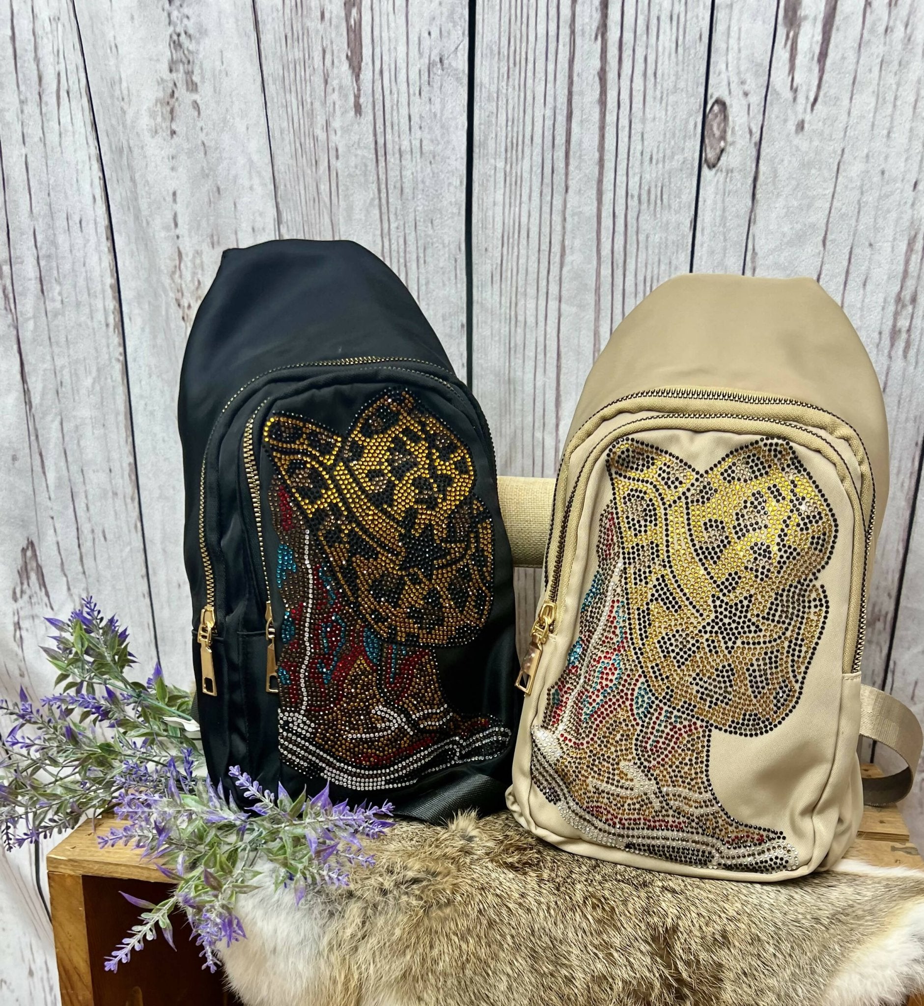 Western Theme Sling Bag - Deadwood South Boutique & Company LLC