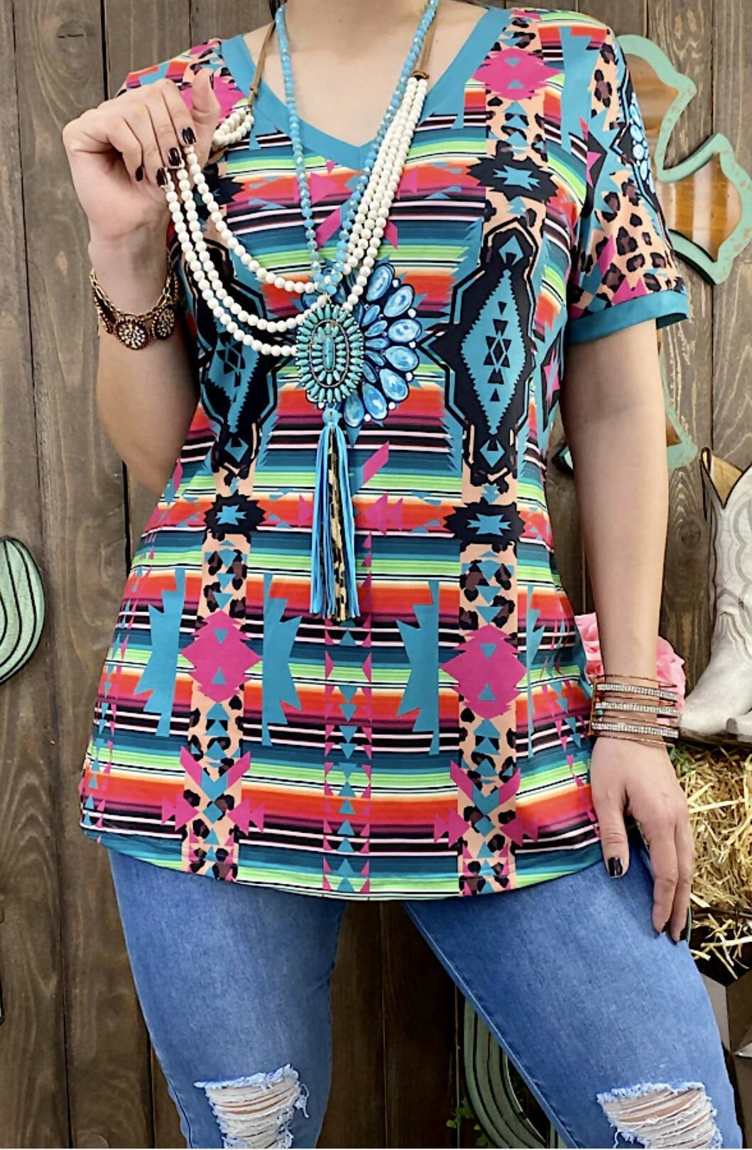 Western Way Blouse - Deadwood South Boutique & Company LLC