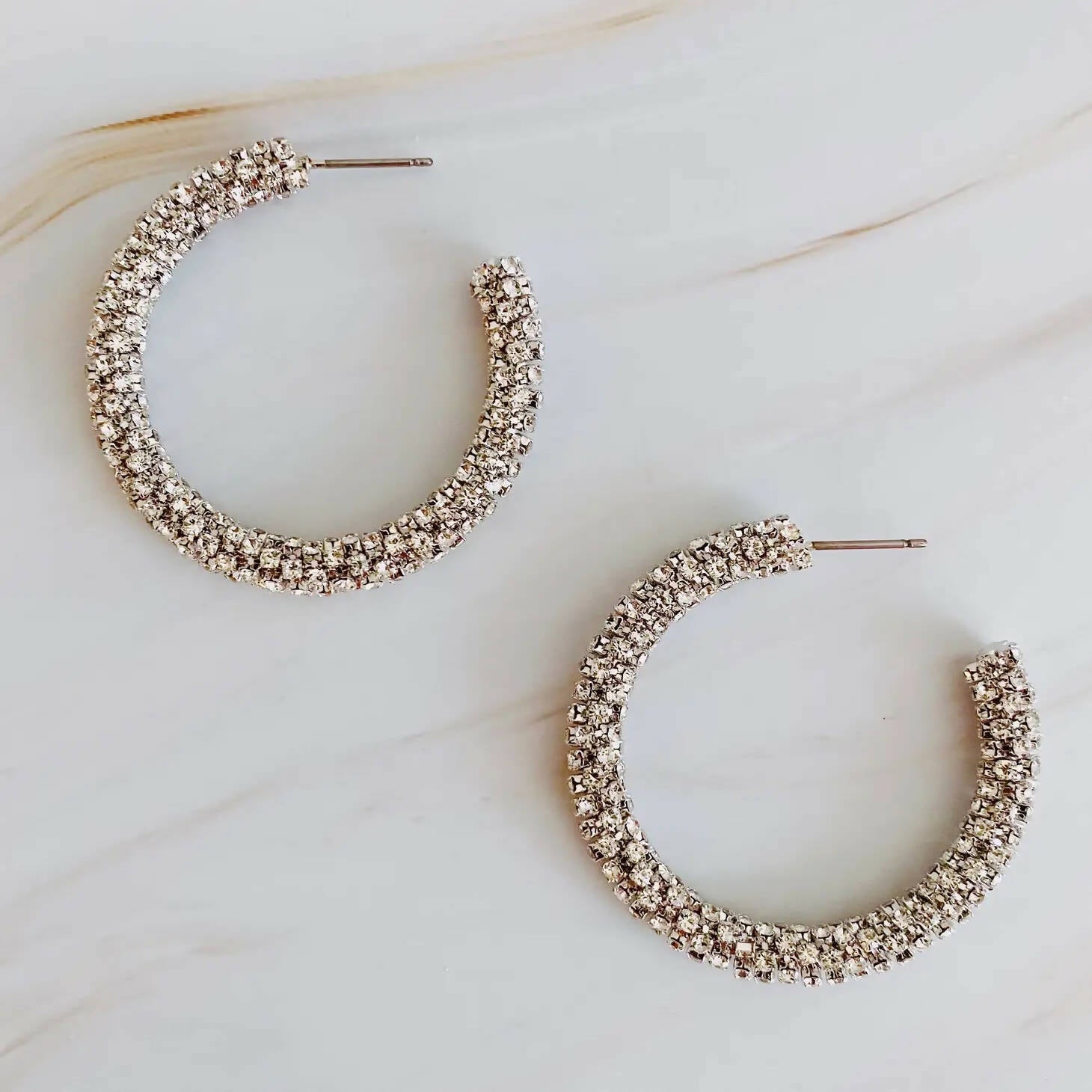 Wrapped In Shine Hoop Earrings - Deadwood South Boutique & Company LLC