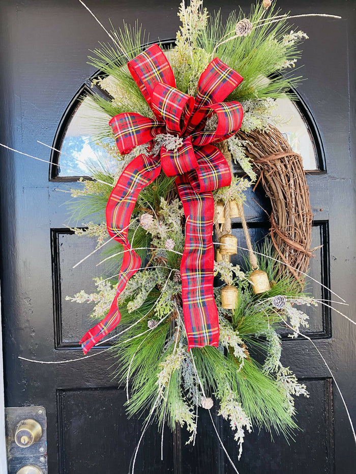 Gold Bell Wreath-Home decor-The Sassy Front Porch-Deadwood South Boutique, Women's Fashion Boutique in Henderson, TX
