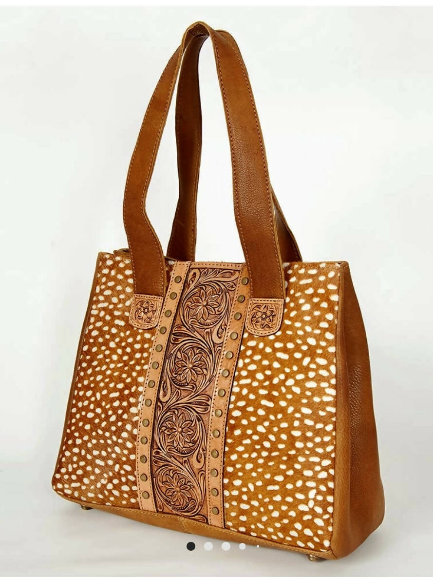Claire American Darling Leather Tote-Bags & Purses-Vintage Cowgirl-Deadwood South Boutique, Women's Fashion Boutique in Henderson, TX